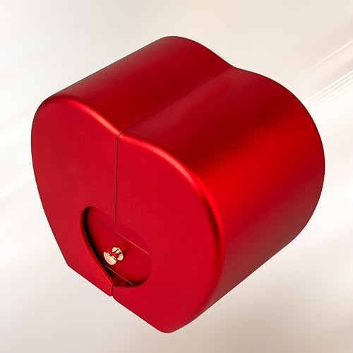 To my Daughter / From Dad Love Knot Necklace with Rotating Rose Box