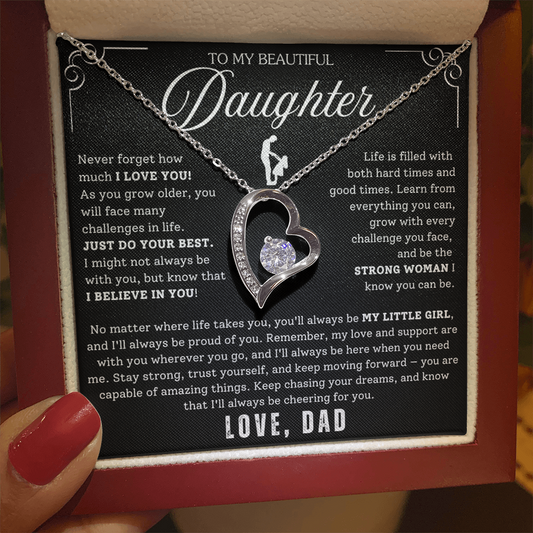To My Daughter - From Dad - Luxury Gift Necklace SS#22