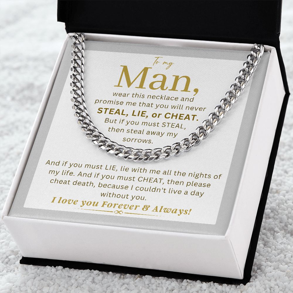 Promise Necklace - Never Steal, Lie, or Cheat