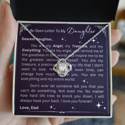 Love Knot Necklace - Open Letter To Daughter From Dad - 02