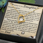 Forever Love Necklace - Letter to Daughter